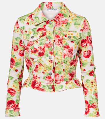 Ojalva floral denim jacket | Acne Studios