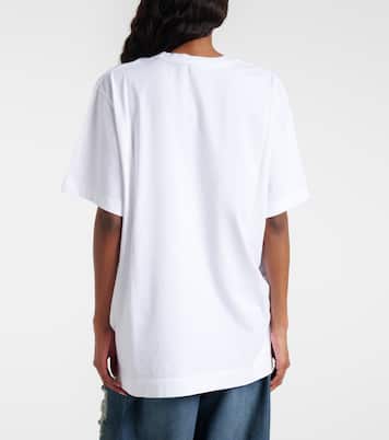 Floral cotton jersey T-shirt | Simone Rocha