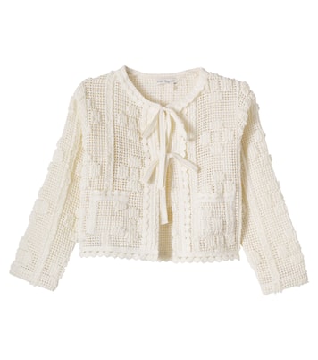 Inez crochet cotton-blend cardigan | Bebe Organic