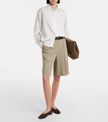 High-rise Bermuda shorts | Toteme