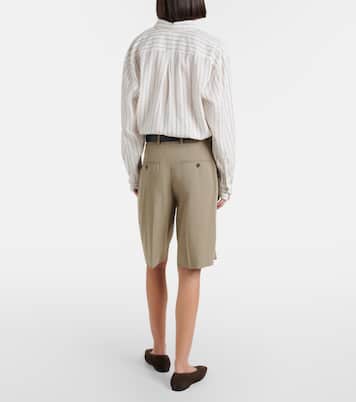 High-rise Bermuda shorts | Toteme