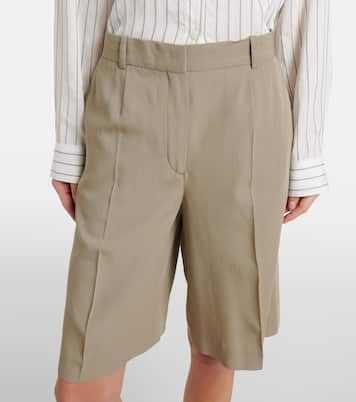 High-rise Bermuda shorts | Toteme