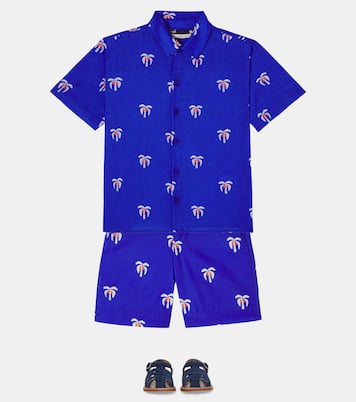 Sandalias Plage-Stitch Dad de ante | Pom d'Api