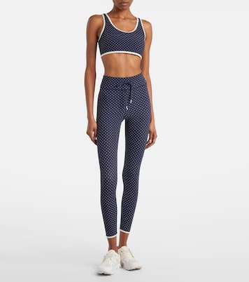 Spellbound Jade polka-dot sports bra | The Upside