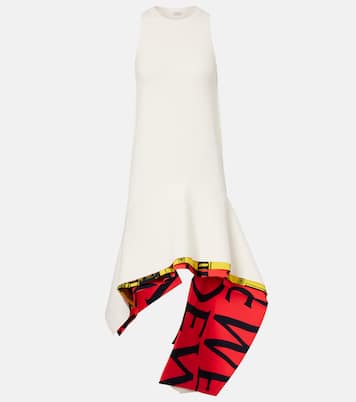 Asymmetric printed minidress | Loewe