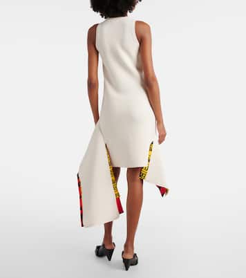 Asymmetric printed minidress | Loewe