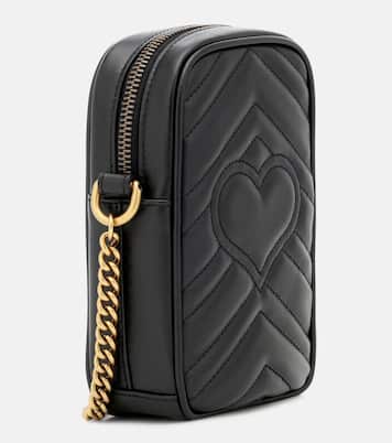 Borsa a tracolla GG Marmont Mini in pelle | Gucci