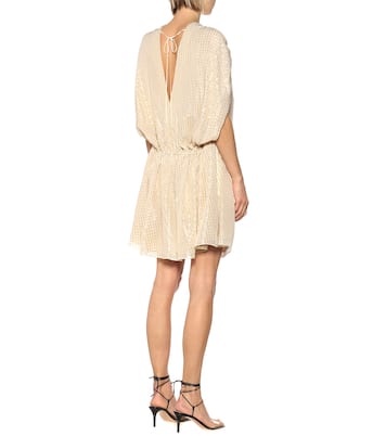Fil-coupé silk minidress | Stella McCartney