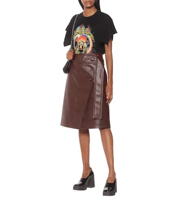 Jupe portefeuille midi à taille haute | Stella McCartney