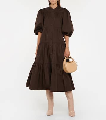 Midikleid aus Baumwollpopeline | Tory Burch