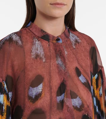 Patsy printed georgette blouse | Altuzarra