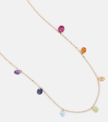 Collana Chakras Rainbow in oro 18kt con pietre preziose | Persée