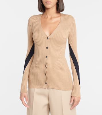Ribbed-knit cardigan | Victoria Beckham
