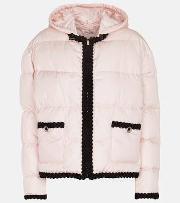 Down-filed nylon jacket | Miu Miu