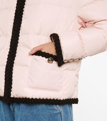 Down-filed nylon jacket | Miu Miu