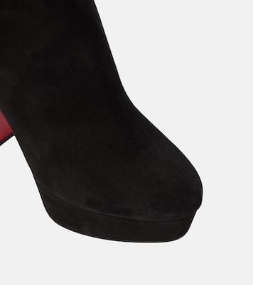 Bottines Movida 130 à plateau en daim | Christian Louboutin