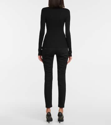 Rollkragenpullover aus Rippstrick | Dolce&Gabbana