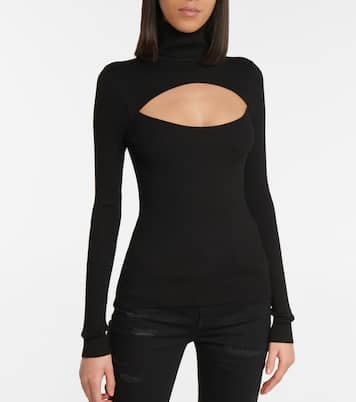 Rollkragenpullover aus Rippstrick | Dolce&Gabbana