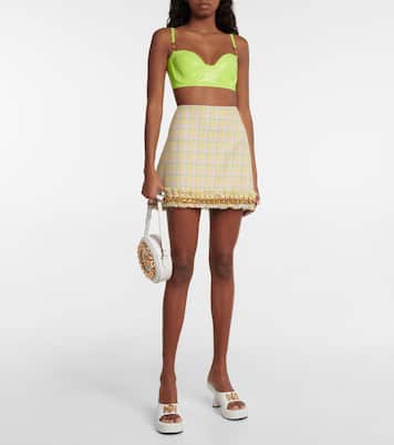 Medusa latex bralette | Versace