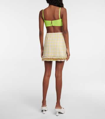 Medusa latex bralette | Versace