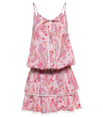 Minikleid Rosa mit Paisley-Muster | Melissa Odabash