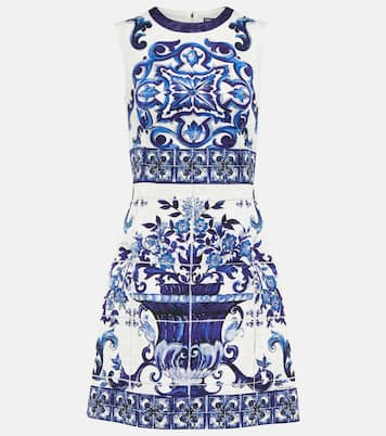Printed brocade minidress | Dolce&Gabbana