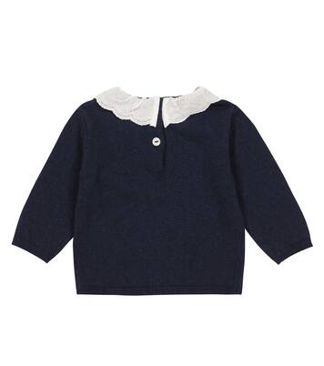 Baby - Pullover in lana con pizzo | Tartine et Chocolat