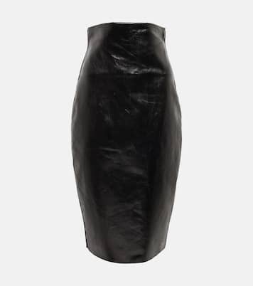 Gonna midi di jeans | Rick Owens
