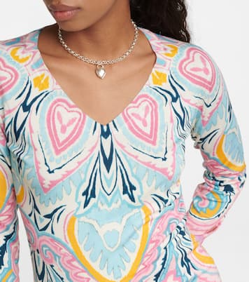 Printed silk-blend sweater | Etro