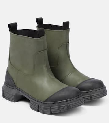 Rubber ankle boots | Ganni