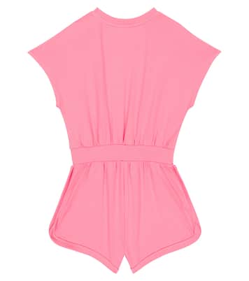 Jumpsuit corta in jersey di cotone | Moschino Kids