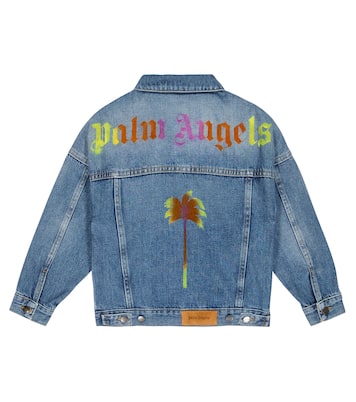 Chaqueta en denim con logo | Palm Angels Kids