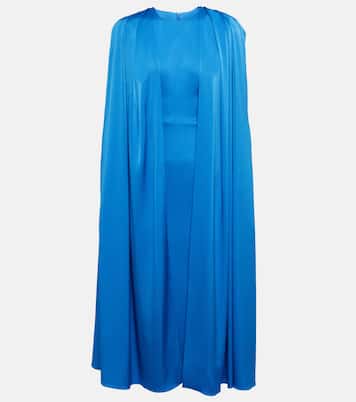 Vestido midi Beckett de crepé satén | Alex Perry