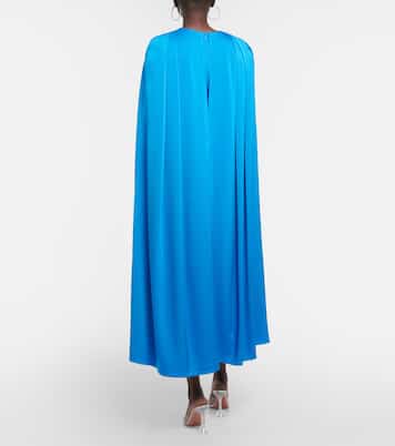 Vestido midi Beckett de crepé satén | Alex Perry