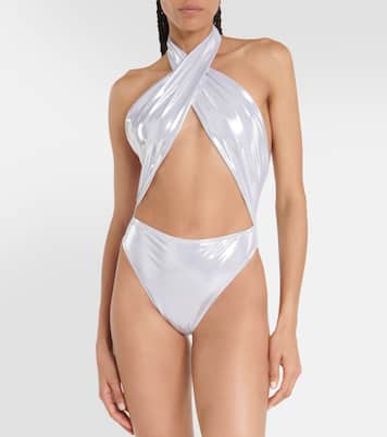 Costume intero Italian Stallion in lamé | Reina Olga