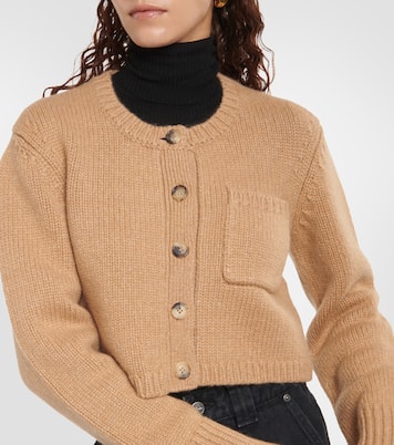 Cárdigan Lavan de cachemir cropped | Khaite