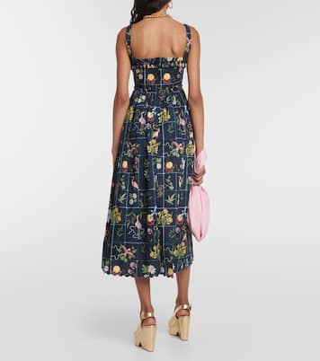 Robe midi Barbara Paraíso en coton | Agua by Agua Bendita
