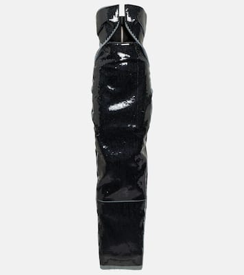 Strapless sequined gown | Rick Owens
