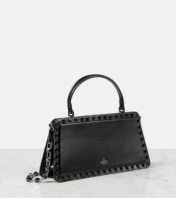 Clutch Rockstud Small aus Leder | Valentino Garavani