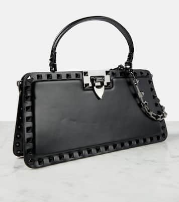 Clutch Rockstud Small aus Leder | Valentino Garavani