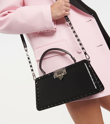 Clutch Rockstud Small aus Leder | Valentino Garavani