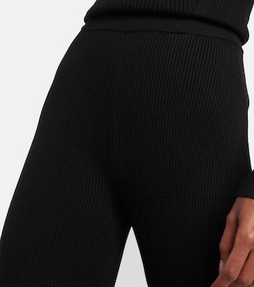 Pantalon évasé en laine mélangée | Joseph