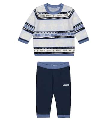 Bebé - set de jersey y pantalón de algodón | Kenzo Kids