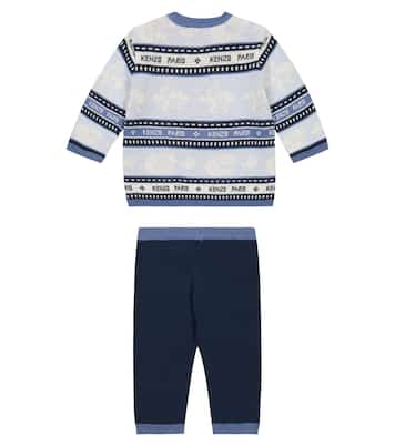 Bebé - set de jersey y pantalón de algodón | Kenzo Kids