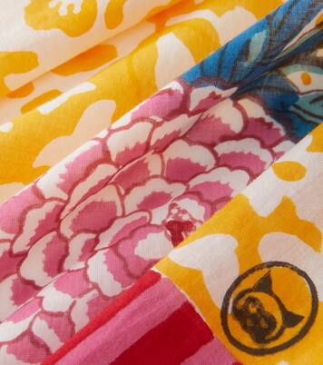 Arabesque Corolla muslin beach towel | Lisa Corti
