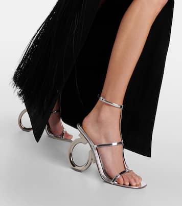 Sandali Elina 105 in pelle metallizzata | Ferragamo