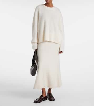 Natalia brushed cashmere sweater | Lisa Yang