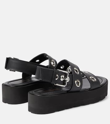 Sandali in pelle con zeppa | Gianvito Rossi