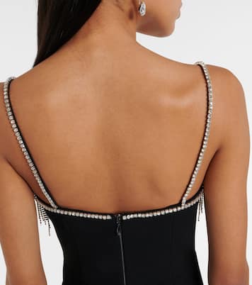 Estelle embellished crêpe midi dress | Rebecca Vallance