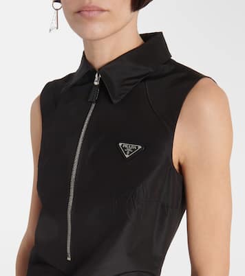 Midikleid aus einem Seidengemisch | Prada